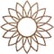 Ekena Millwork Daisy Wood Fretwork Pierced Ceiling Medallion, Walnut, 36"OD x 13 7/8"ID x 1/4"T CMWP36X36X0250DAWA - alternate 1